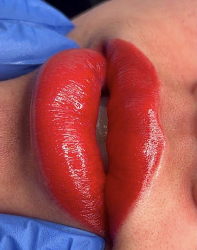 AM Permanent Makeup client result
